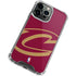 NBA Cleveland Cavaliers Large Logo iPhone 14 Pro Clear Case